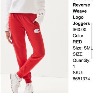 Champion sweatpants